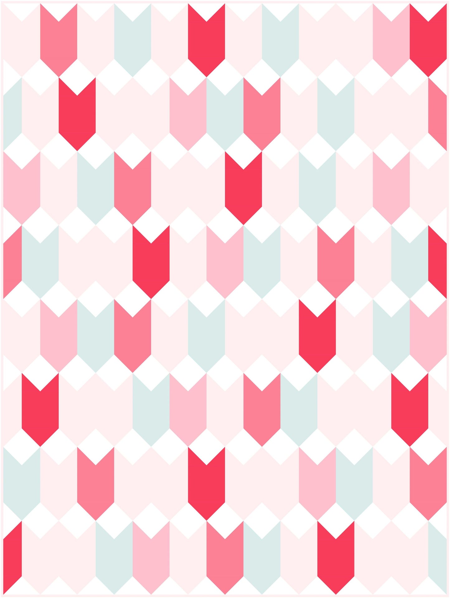 Arrow Feathers - PDF Quilt Pattern