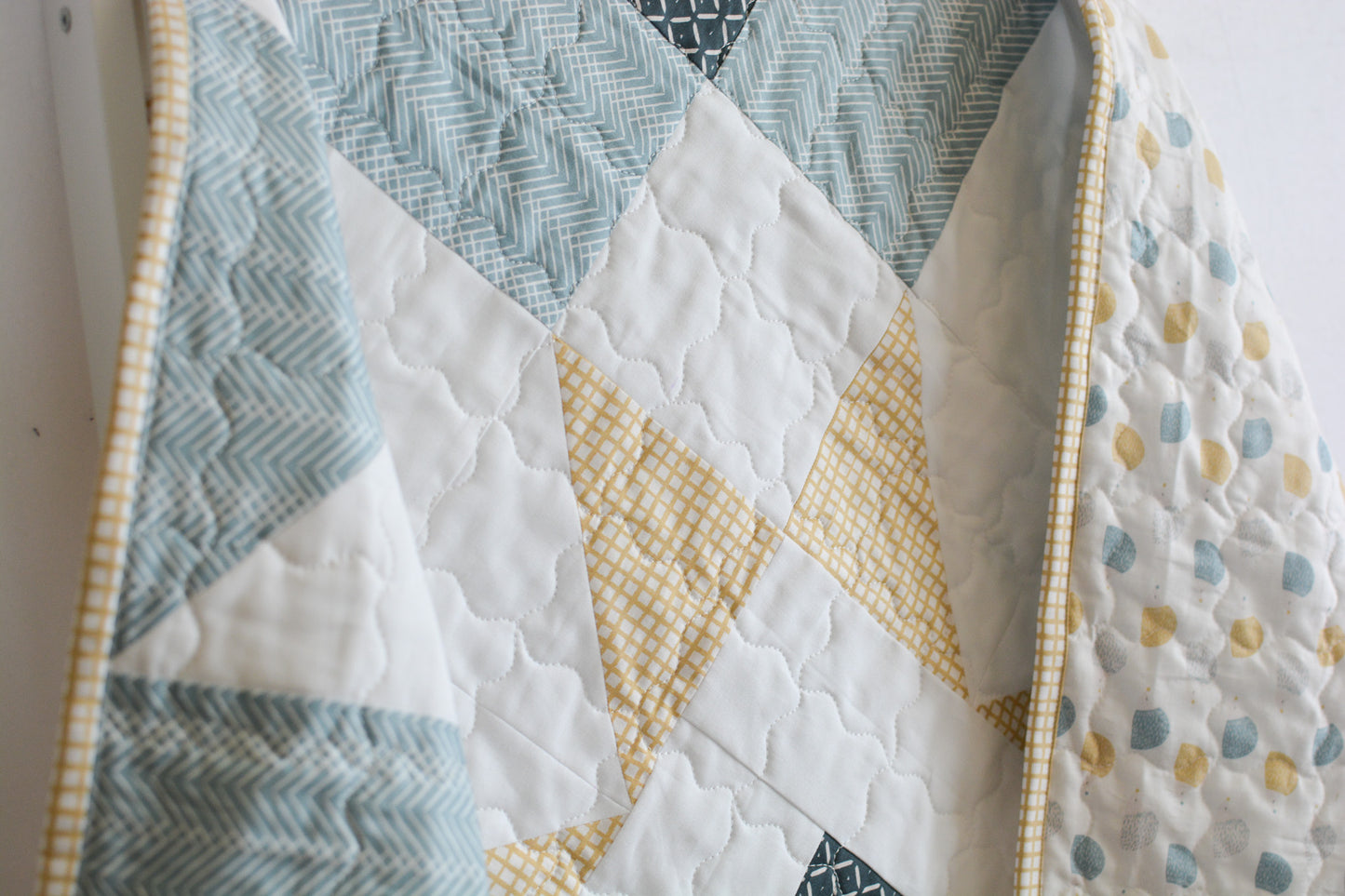 Handmade Super Star Baby Boy Quilt - Sweet Little Friend