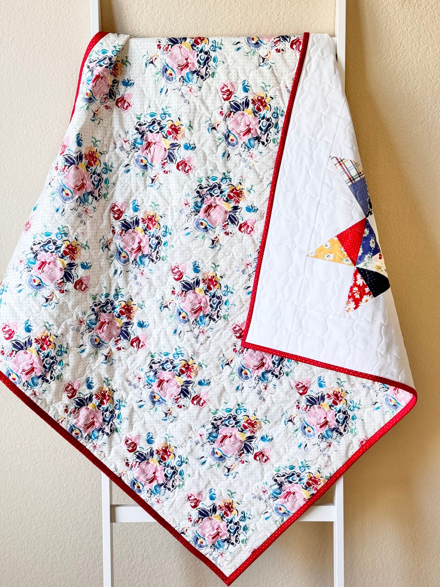 Handmade Cotton Candy Baby Quilt