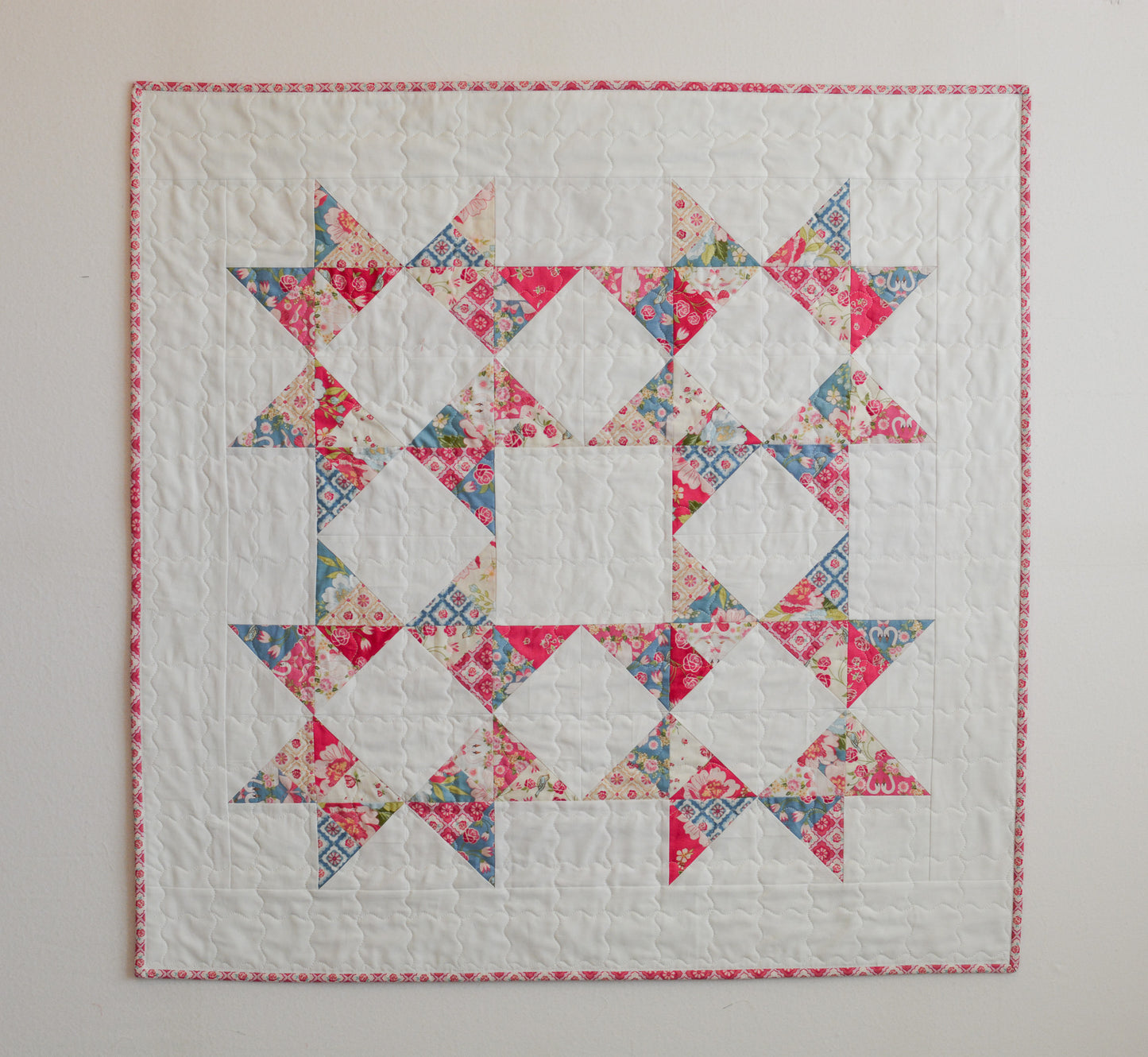 Handmade Cotton Candy Baby Quilt