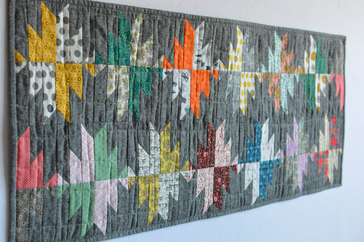 Handmade Quilted Table Runner Table Top 16.5"x38.5"