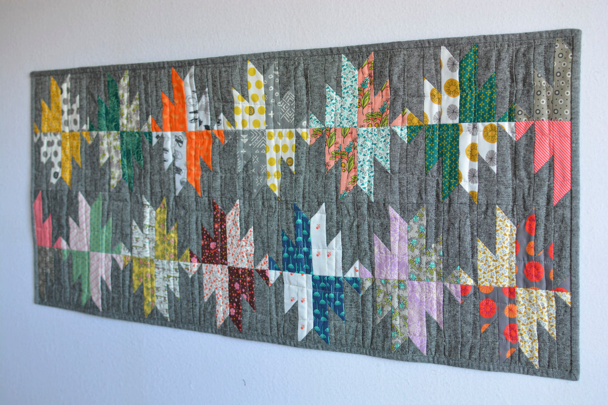 Handmade Quilted Table Runner Table Top 16.5"x38.5"