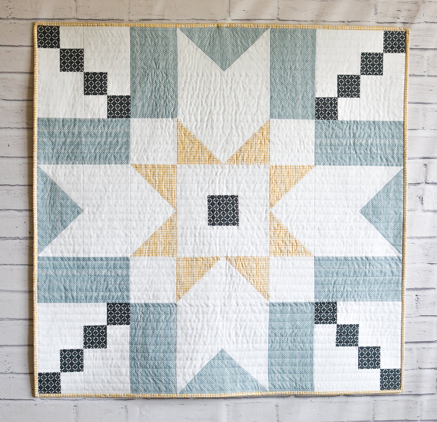 Handmade Super Star Baby Boy Quilt - Sweet Little Friends