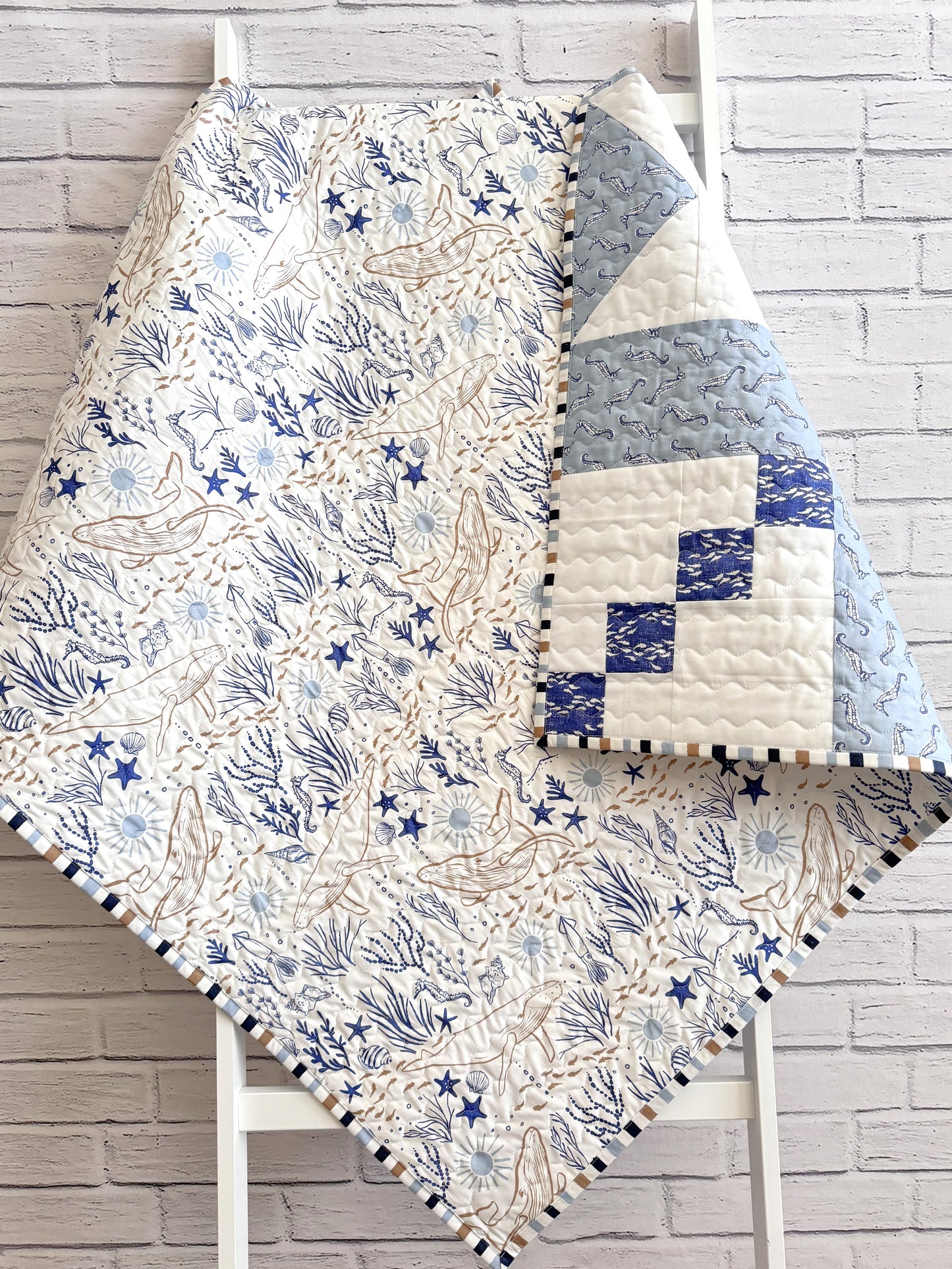 Super Star Baby Boy Quilt Kit - By The Sea