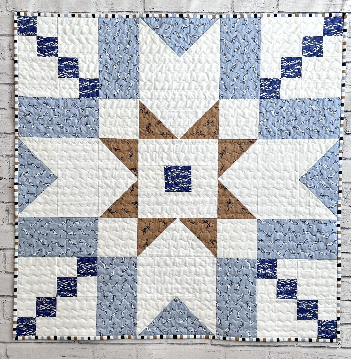 Super Star Baby Boy Quilt Kit - By The Sea