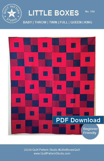 Little Boxes PDF Quilt Pattern – QUILT PATTERN STUDIO
