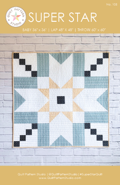 Super Star Quilt Paper Pattern