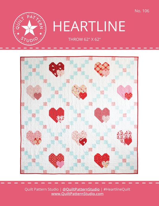 Heartline Quilt PDF Pattern